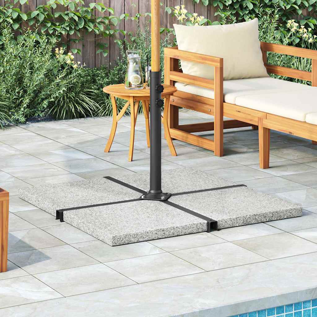 Vidaxl Parasol Footplate Square 25 kg granitgrå