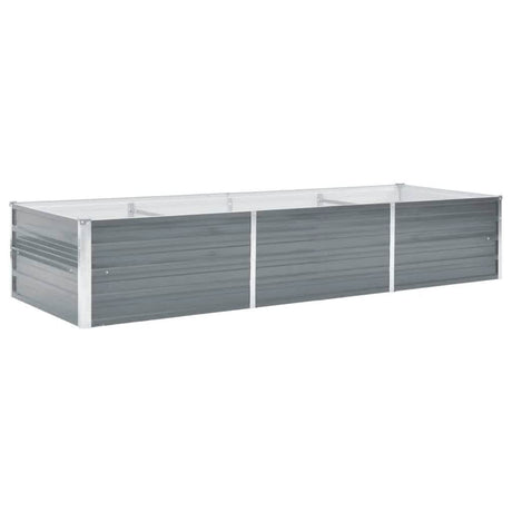 Vidaxl Planter Insert 240x80x45 cm galvaniseret stålgrå