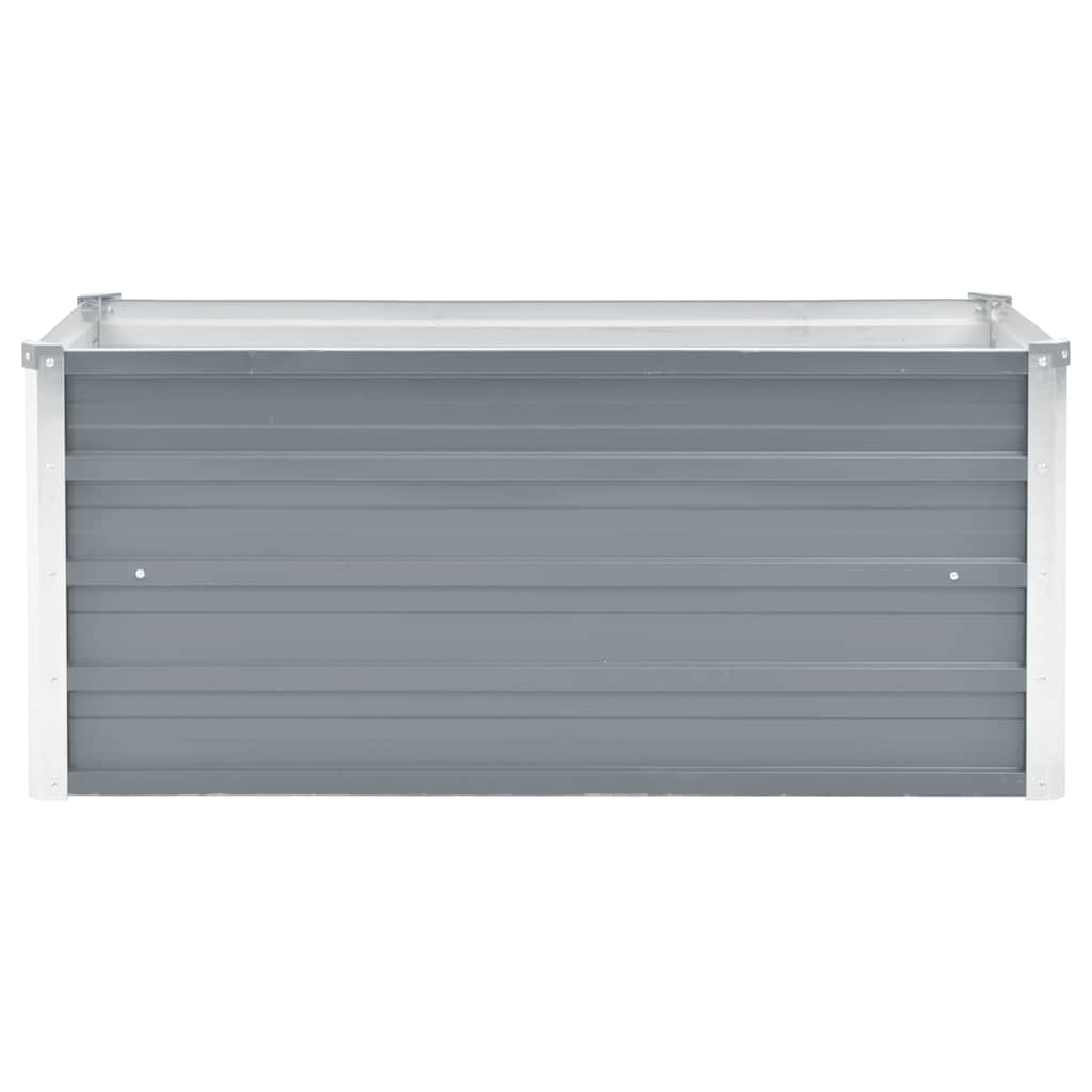 Vidaxl planter Insented 100x40x45 cm galvaniseret stålgrå
