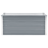 Vidaxl planter Insented 100x40x45 cm galvaniseret stålgrå