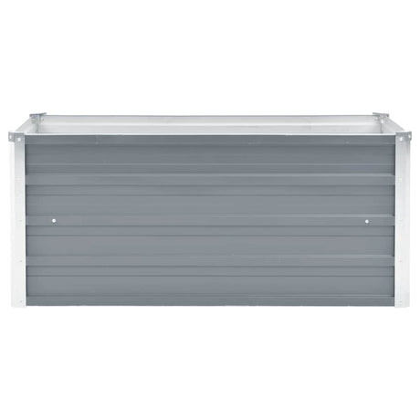 Vidaxl planter Insented 100x40x45 cm galvaniseret stålgrå