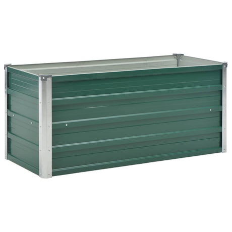 Vidaxl planter indsæt 100x40x45 cm galvaniseret stålgrøn