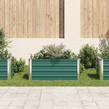 Vidaxl planter indsæt 100x40x45 cm galvaniseret stålgrøn