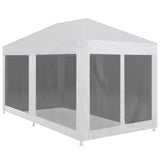Vidaxl Party Telt med 6 mesh sidevægge 6x3 m