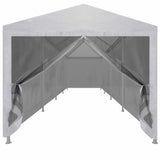 Vidaxl Party Telt med 10 mesh sidevægge 12x3 m