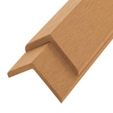 Vidaxl terrasse hjørne fodpaneler 5 stk 170 cm hkc teak farvet