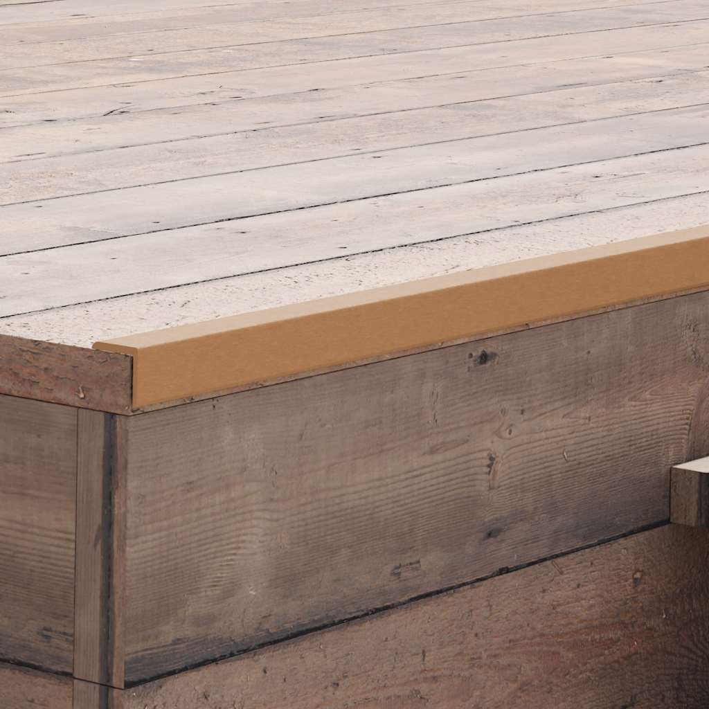 Vidaxl terrasse hjørne fodpaneler 5 stk 170 cm hkc teak farvet