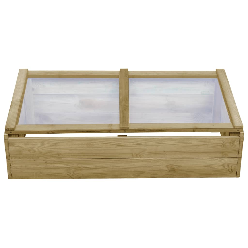 Vidaxl Kas 100x50x35 cm imprægneret fyrretræ