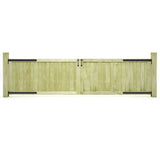 Vidaxl -porte 2 stk. 300x75 cm imprægneret fyrretræ
