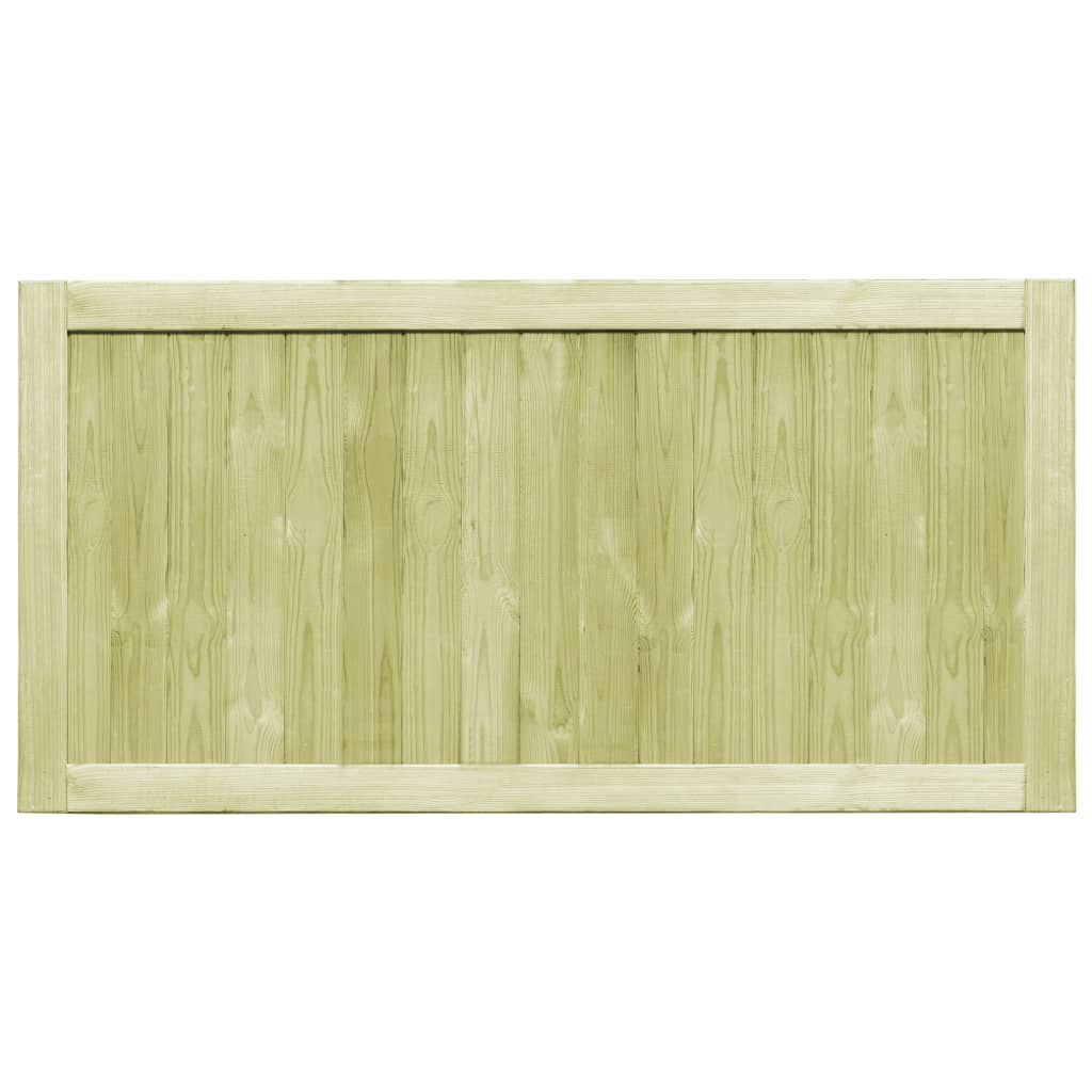Vidaxl -porte 2 stk. 300x75 cm imprægneret fyrretræ