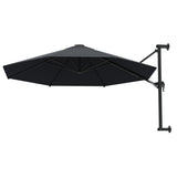 Vidaxl vægparasol med metalstang 300 cm antracit