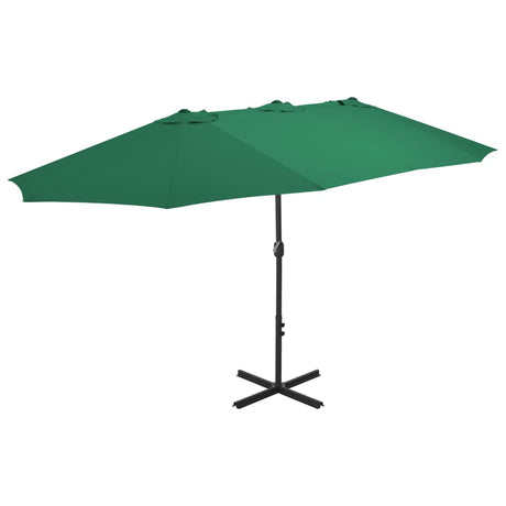 Vidaxx parasol med alu stang 460x270 cm grøn