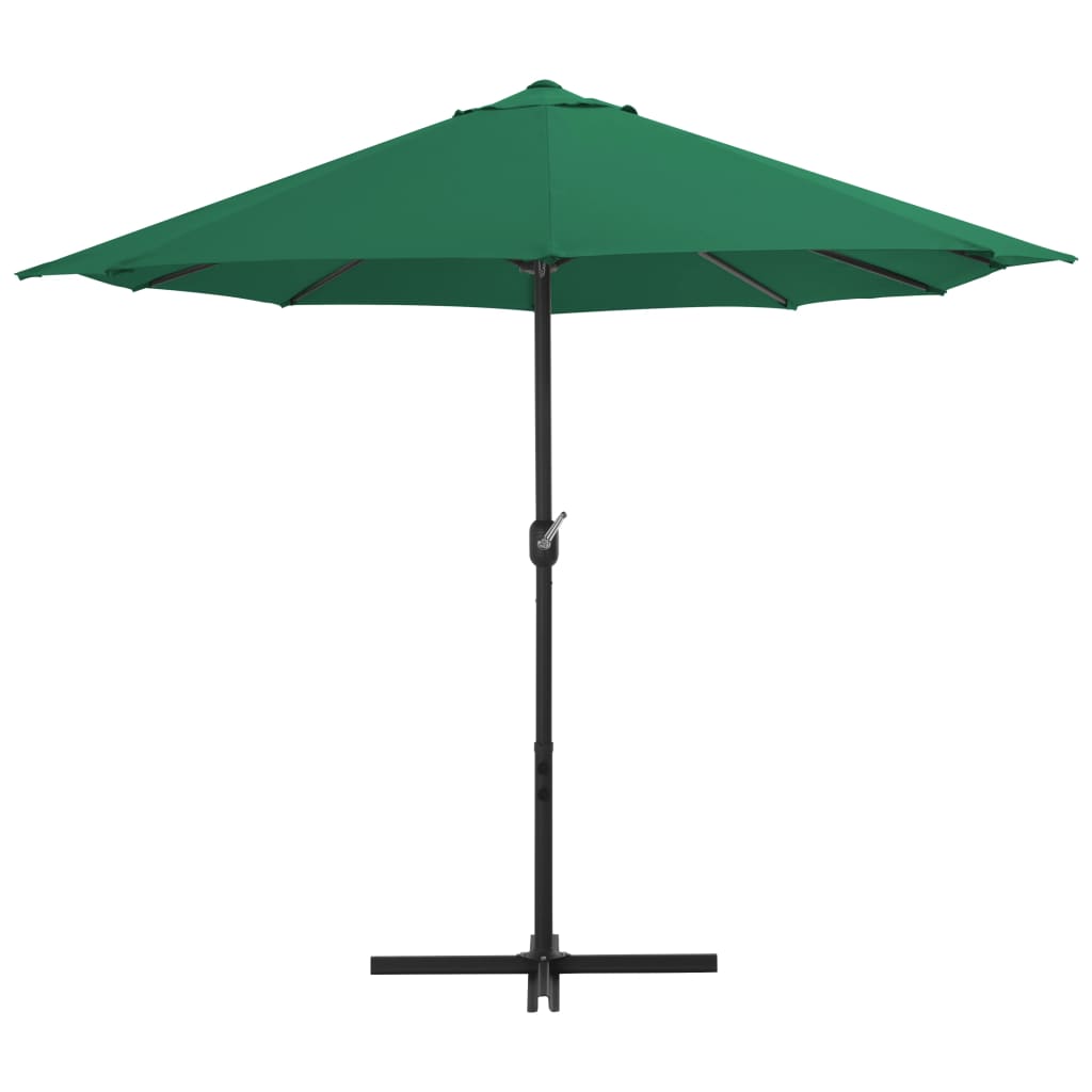 Vidaxx parasol med alu stang 460x270 cm grøn