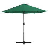 Vidaxx parasol med alu stang 460x270 cm grøn