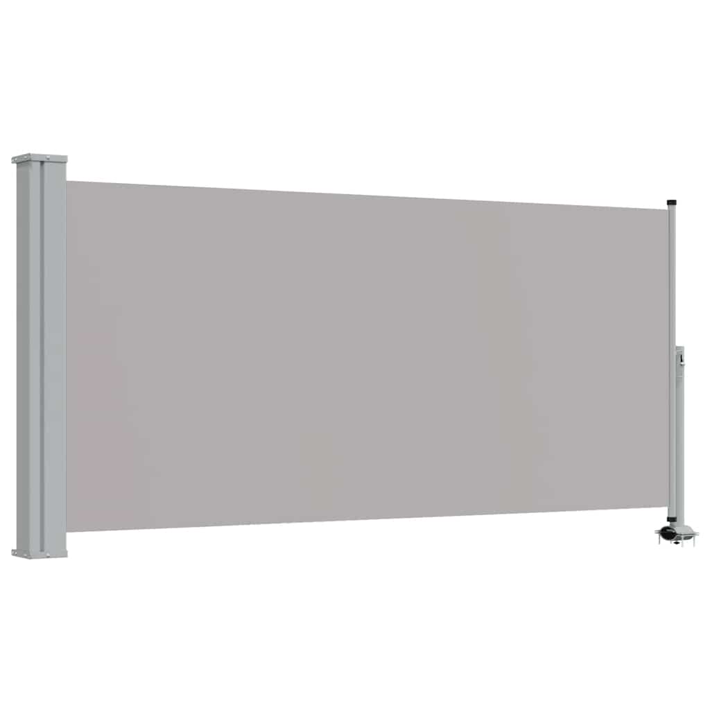 Vidaxx udtrækbar haveskærm 120x300 cm grå