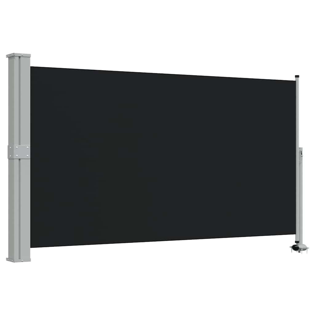 Vidaxl Haveskærm Udvidelig 140x300 cm sort