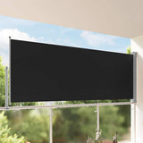 Vidaxl Haveskærm Udvidelig 140x300 cm sort