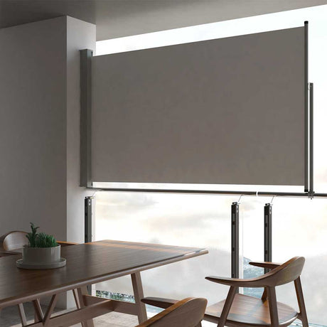 Vidaxl Haveskærm Udvidelig 140x300 cm grå