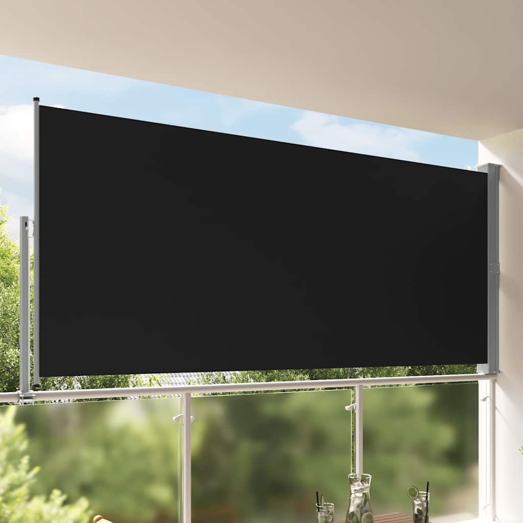 Vidaxl Haveskærm Udvidelig 160x300 cm sort
