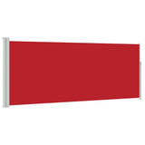 Vidaxx udtrækbar vindskærm 120x300 cm rød