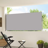 Vidaxx udtrækbar vindskærm 120x300 cm grå