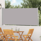 Vidaxx udtrækbar vindskærm 120x300 cm grå