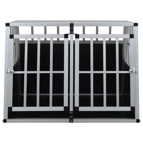 Vidaxl Dog Bank med dobbeltdør 94x88x69 cm