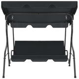 Vidaxl Swing Bench 170x110x153 cm Anthracite