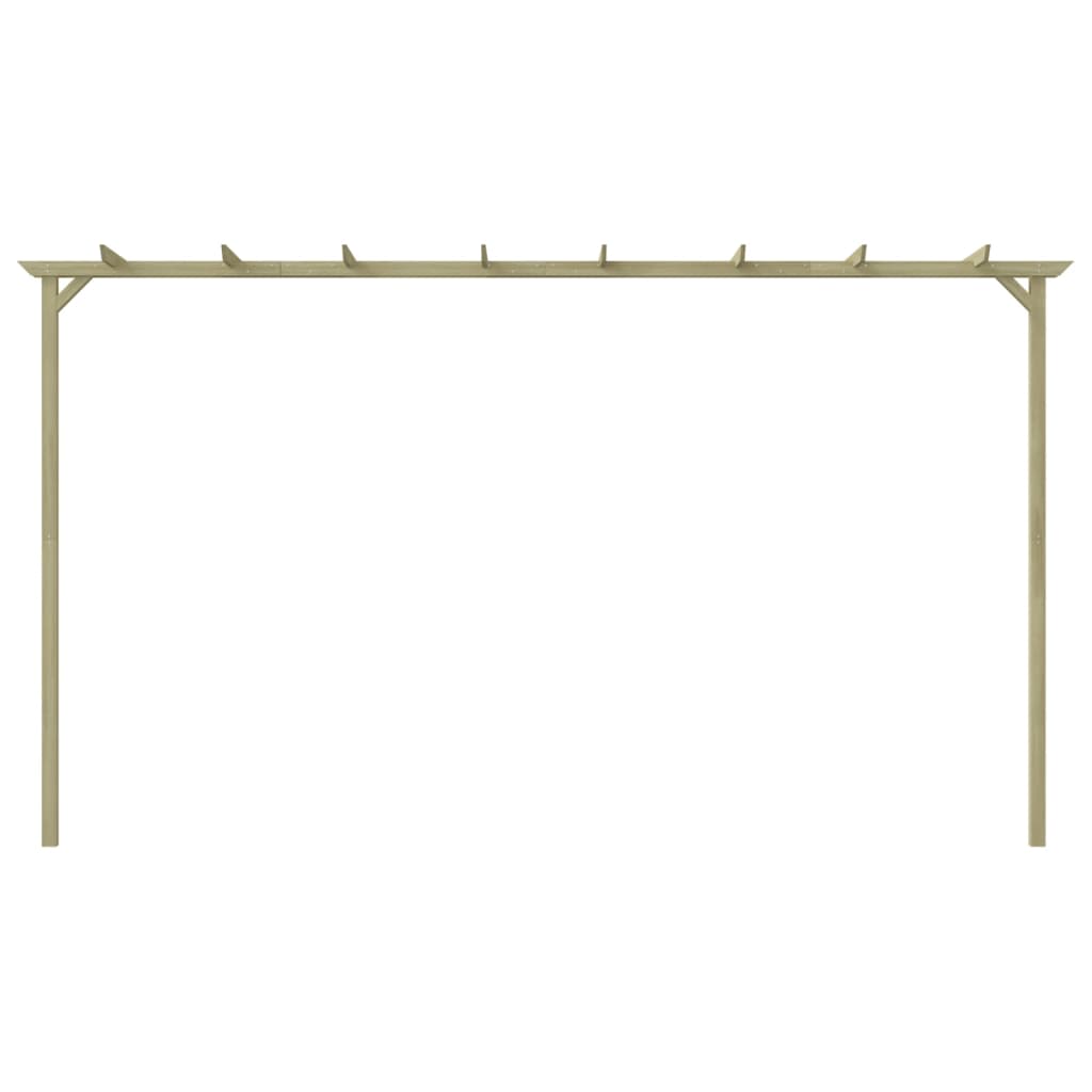 Vidaxl Pergola 360x200x60 cm Imprægneret fyrretræ