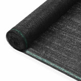 Vidaxl tennisskærm 1x25 m HDPE sort