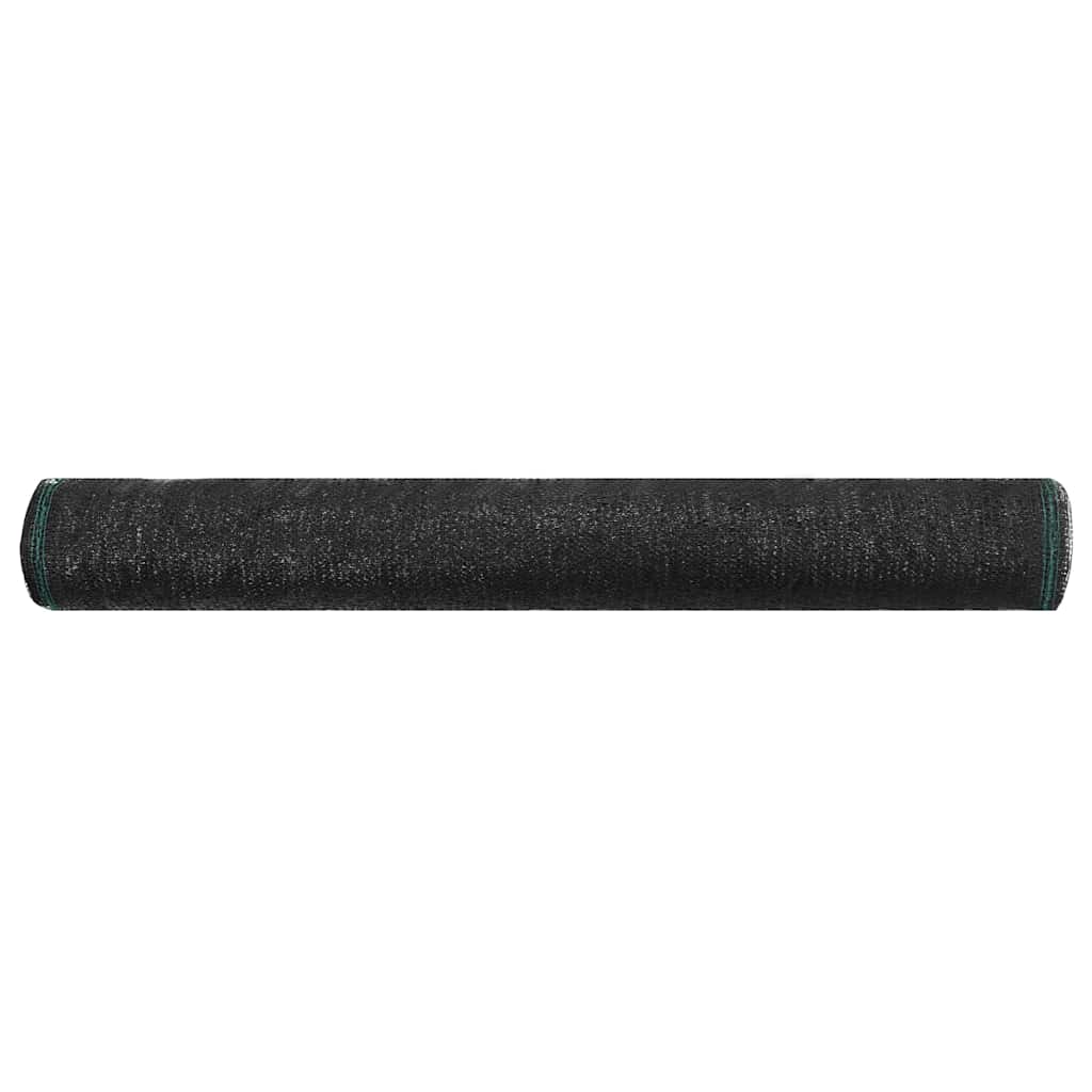 Vidaxl tennisskærm 1x25 m HDPE sort