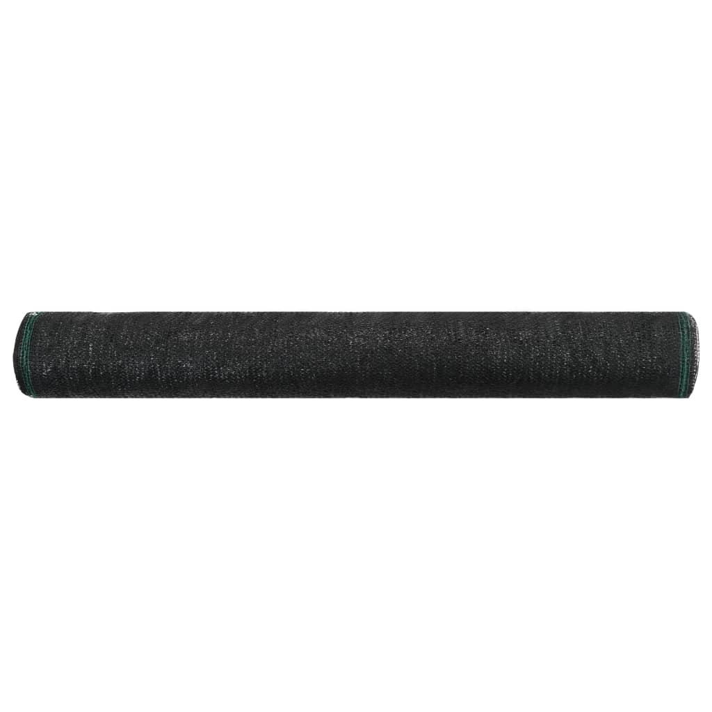 Vidaxl tennisskærm 1x50 m HDPE sort