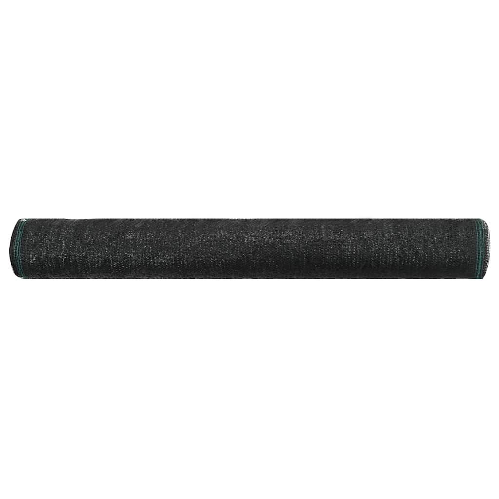 Vidaxl tennisskærm 1,4x25 m HDPE sort