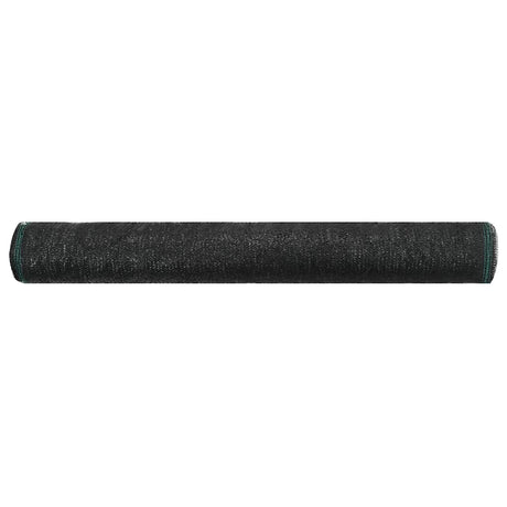 Vidaxl tennisskærm 1,4x25 m HDPE sort