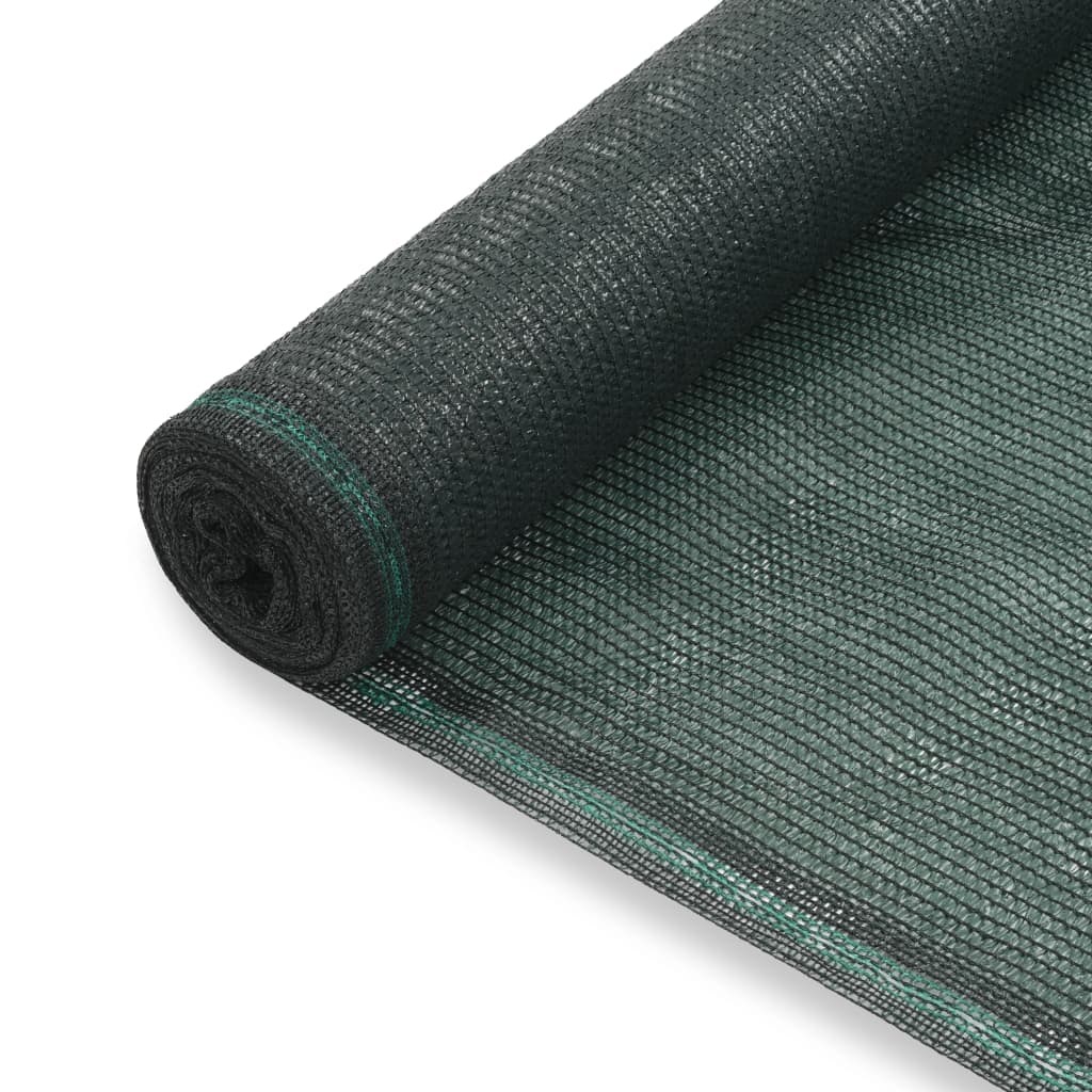 Vidaxl tennisskærm 1,4x50 m HDPE Green
