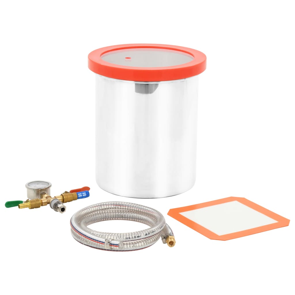Vidaxl Vacuum Chamber 11.42 L Rustfrit stål