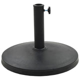 Vidaxl parasolfod omkring 10 kg polyresin sort