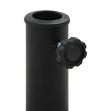 Vidaxl parasolfod omkring 10 kg polyresin sort
