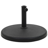 Vidaxl parasolfod omkring 19 kg polyresin sort