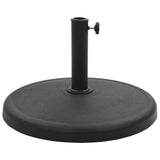 Vidaxl parasolfod omkring 19 kg polyresin sort