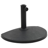 Vidaxl Parasol Foot Half -Round 9 kg polyresin sort