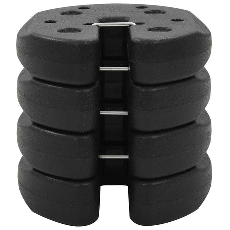 Vidaxl del Alsos 4 St 220x50 mm beton sort