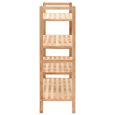 Vidaxl sko rack 69x26x81 cm solid valnød træ