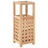 Vidaxl paraply cubac 18x18x50 cm solid valnød træ
