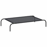 Vidaxl Dog Bed hævet L Tekstiler sort