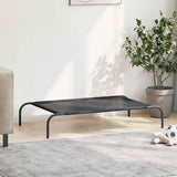 Vidaxl Dog Bed hævet L Tekstiler sort