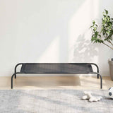 Vidaxl Dog Bed hævet L Tekstiler sort