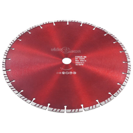 Vidaxl Diamond Saw Blade med turbo 350 mm stål