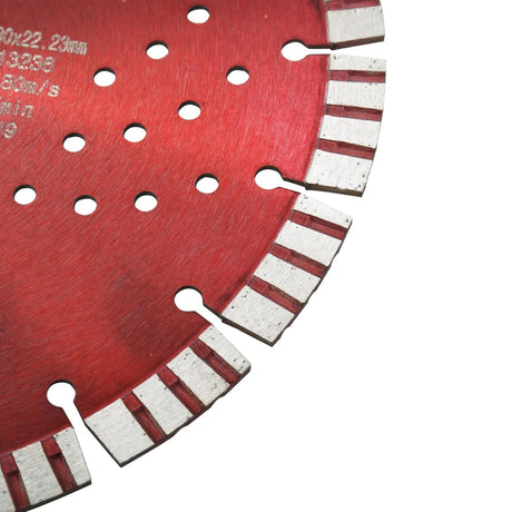 Vidaxl Diamond Saw Blade med turbo og huller 300 mm stål