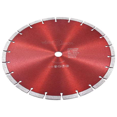 Vidaxl Diamond så blad 300 mm stål